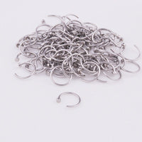 Thumbnail for Surgical Steel 22 Gauge Nose Piercing Hoop Nose Ear Ring - ArtGalleryZen