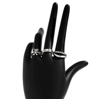 Thumbnail for Trendy 3 Pieces Silver Plated Teddy Ring Set - ArtGalleryZen