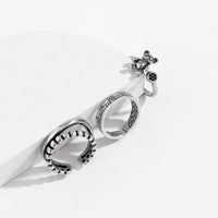 Thumbnail for Trendy 3 Pieces Silver Plated Teddy Ring Set - ArtGalleryZen