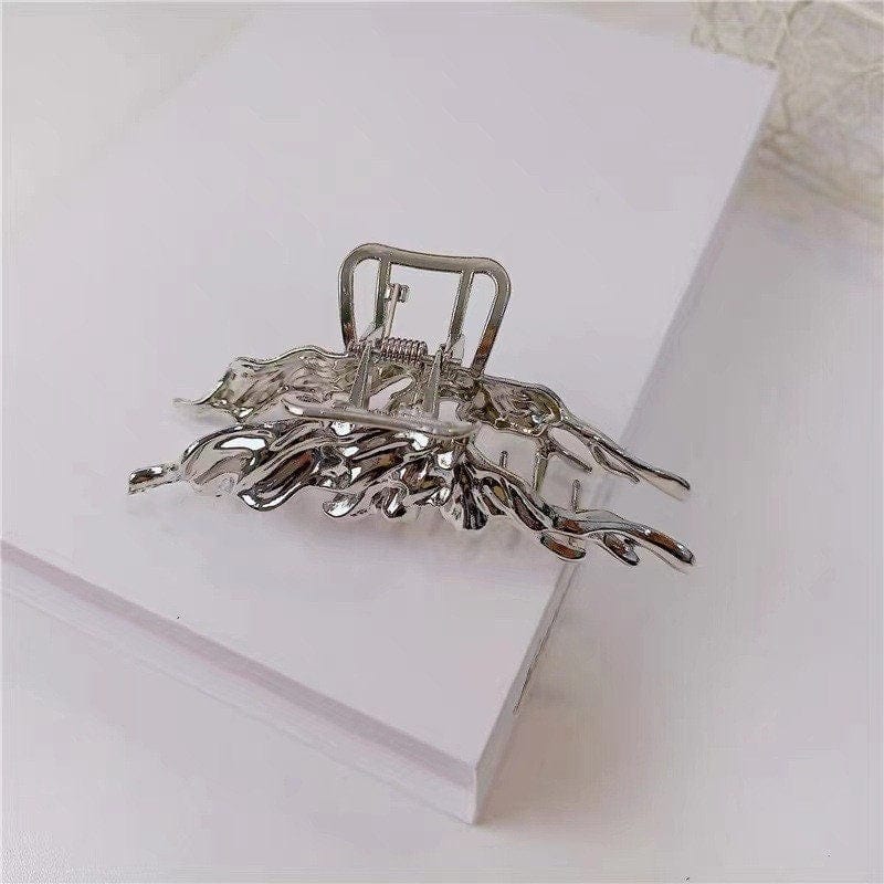 Trendy Abstract Butterfly Chignon Claw Clip Hair Clip - ArtGalleryZen