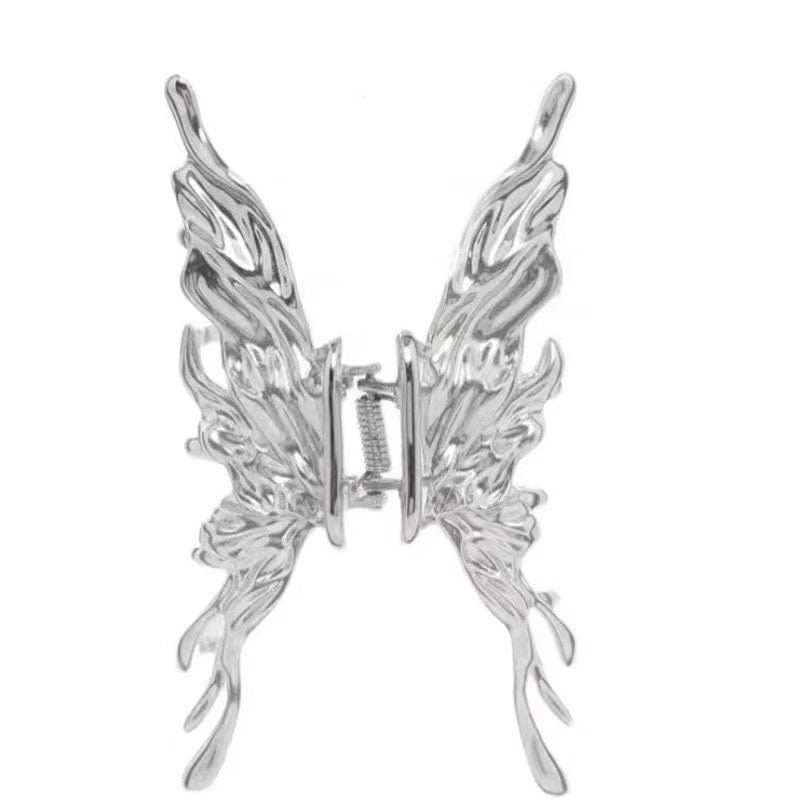 Trendy Abstract Butterfly Chignon Claw Clip Hair Clip - ArtGalleryZen